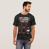 Wat is de eigenaar van St. Bernard Dog? T-shirt (Voorkant volledig)