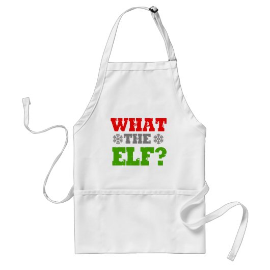 WAT IS DE ELF -.png Standaard Schort (Voorkant)