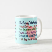 Wat is de farmacie-techniek? koffiemok (Voorkant rechts)