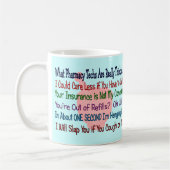 Wat is de farmacie-techniek? koffiemok (Links)