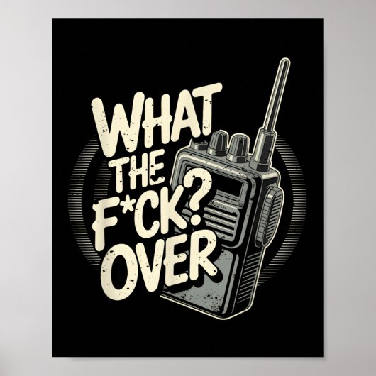 Wat is de FC K over Walkie Talkie Hand Radio SAR Poster (Voorkant)