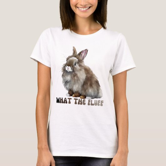 Wat is de fluff Lionhead Rabbit T-Shirt? T-shirt (Voorkant)