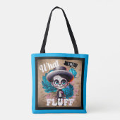 Wat is de Fluff Sugar Skull Tote Bag (Achterkant)