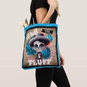 Wat is de Fluff Sugar Skull Tote Bag (Dichtbij)