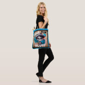 Wat is de Fluff Sugar Skull Tote Bag (Op model)
