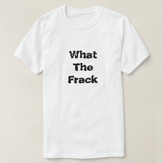 Wat is de fractie? t-shirt (Design voorkant)