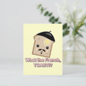 wat is de franse toast ? briefkaart (Staand voorkant)