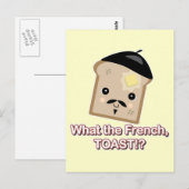 wat is de franse toast ? briefkaart (Voorkant / Achterkant)