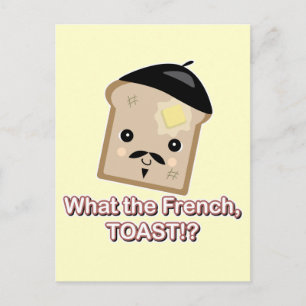 wat is de franse toast ? briefkaart