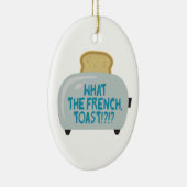 wat is de franse toast ? keramisch ornament (Rechts)