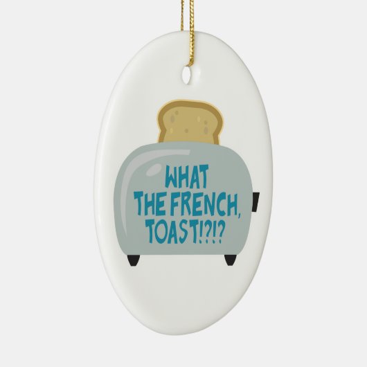 wat is de franse toast ? keramisch ornament (Rechts)
