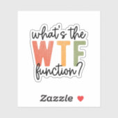 Wat is de Functie? – ABA, Speciaal Onderwijs Leraa Sticker (Vel)