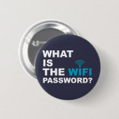 Wat is de Funny van het Wachtwoord WIFI Ronde Button 5,7 Cm (Voorkant /achterkant)