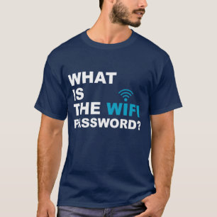 Wat is de Funny van het Wachtwoord WIFI T-shirt