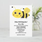 Wat is de geslachtsaankondiging van baby Bee Kaart (Staand voorkant)