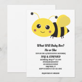 Wat is de geslachtsaankondiging van baby Bee Kaart (Voorkant / Achterkant)