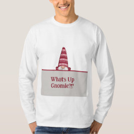 Wat is de Gnomie Holiday Gnome Custom Text? T-shirt