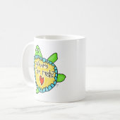 "Wat is de haast" Koffiemok (Voorkant links)