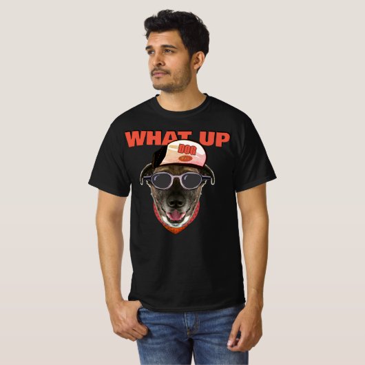 Wat is de hond t-shirt (Voorkant volledig)