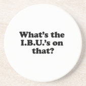 Wat is de IBUS daarvan? Zandsteen Onderzetter (Voorkant)