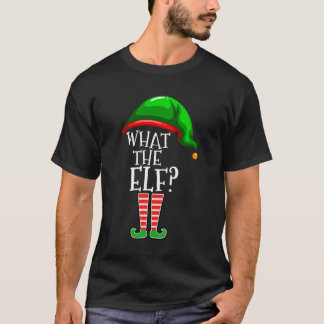 Wat is de kerstcadeau van de Elf-groep voor de fam T-shirt