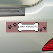 Wat is de koekje? -Bumpersticker Bumpersticker (Op auto)