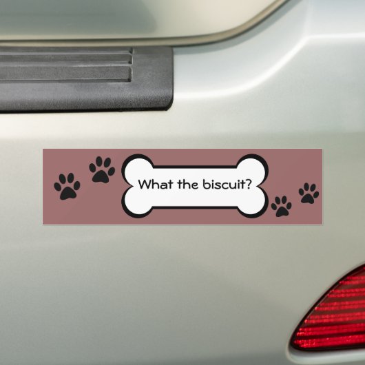 Wat is de koekje? -Bumpersticker Bumpersticker (Op auto)