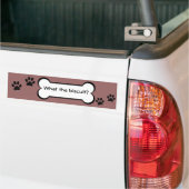 Wat is de koekje? -Bumpersticker Bumpersticker (Op Truck)