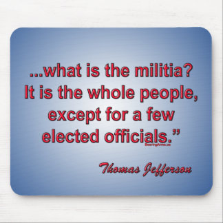 Wat is de militie? - Thomas Jefferson Muismat