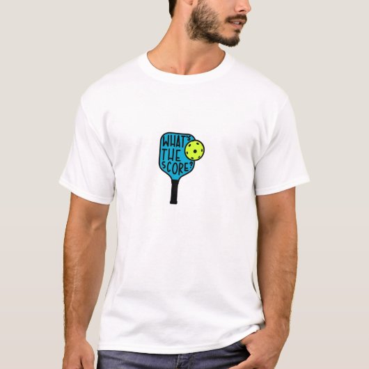 Wat is de Pickleball Score? T-shirt (Voorkant)