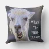 Wat is de Prob-Llama? Cute Funny LLAMA Kussen (Achterkant)