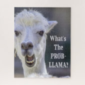 Wat is de Prob-Llama? Cute Funny LLAMA Legpuzzel (Verticaal)