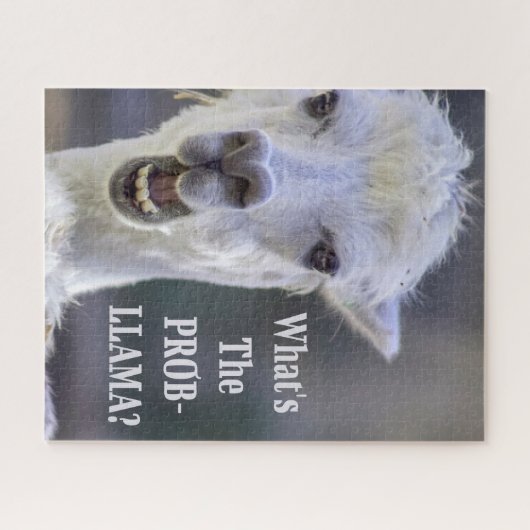Wat is de Prob-Llama? Cute Funny LLAMA Legpuzzel (Horizontaal)