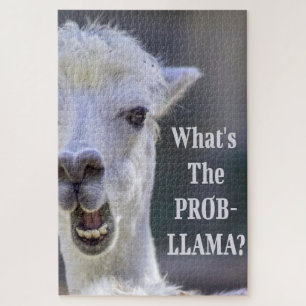 Wat is de Prob-Llama? Cute Funny LLAMA Legpuzzel
