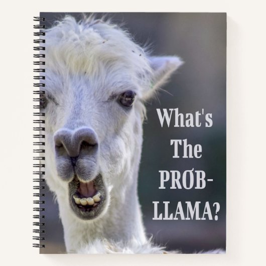 Wat is de Prob-Llama? Cute Funny LLAMA Notitieboek (Voorkant)
