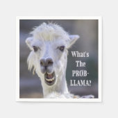 Wat is de Prob-Llama? Cute Funny LLAMA Servet (Voorkant)