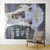 Wat is de Prob-Llama? Cute Funny LLAMA Wandkleed (In Situ (horizontaal))