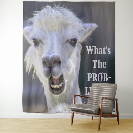 Wat is de Prob-Llama? Cute Funny LLAMA Wandkleed (In situ)