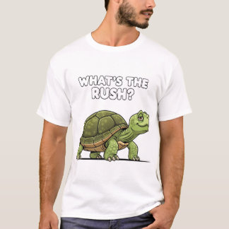 Wat is de Rush: Relaxed Turtle Graphic T-shirt