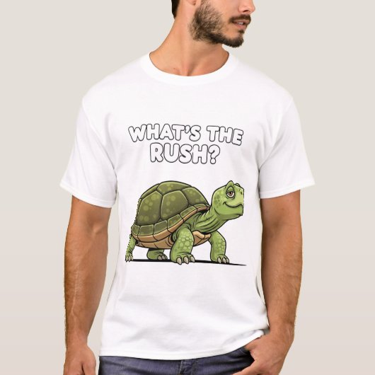 Wat is de Rush: Relaxed Turtle Graphic T-shirt (Voorkant)