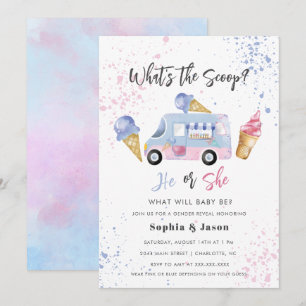 Wat is de Scoop Gender openbaart Ice Cream Kaart