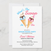 Wat is de Scoop Gender Reveal Party? Kaart (Voorkant)