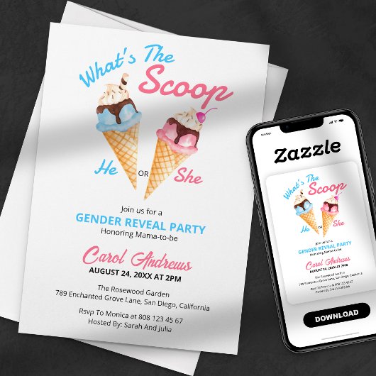 Wat is de Scoop Gender Reveal Party? Kaart
