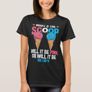 Wat is de Scoop Geslacht onthullen bijpassende ijs T-shirt