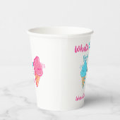 Wat is de Scoop Ice Cream Gender Reveal Papieren Bekers (Rechts)