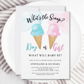 Wat is de Scoop Ice Cream Gender Reveal Party Kaart