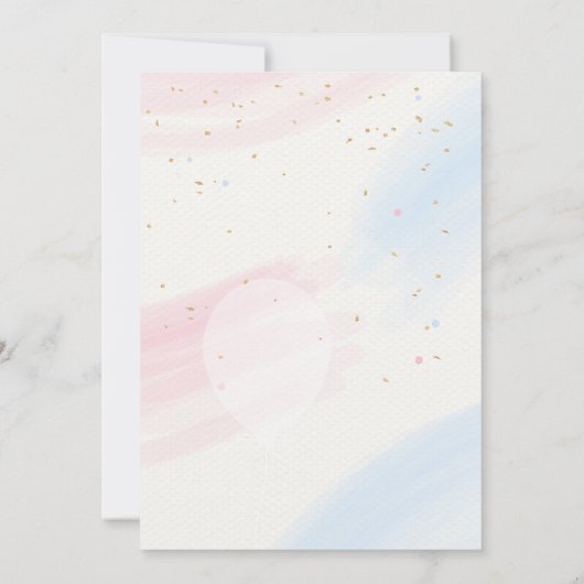 Wat is de scoop ijs geslacht onthullen partij kaart (Achterkant)