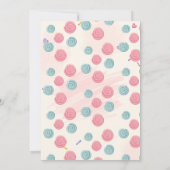 Wat is de scoop ijs geslacht onthullen partij kaart (Achterkant)