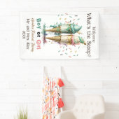 Wat is de scoop Party Welkom Spandoek (Insitu)