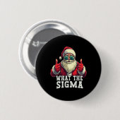 Wat is de Sigma Kerstman Grappige Kerst Meme Kerst Ronde Button 5,7 Cm (Voorkant /achterkant)
